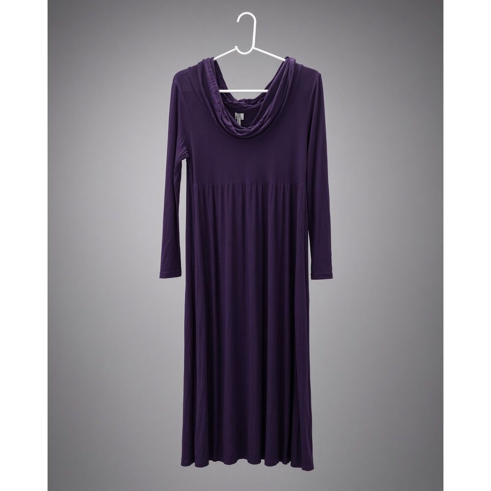 Purple Off Shoulder Maternity Photoshoot Dress Size Medium